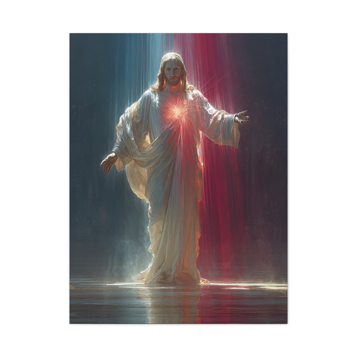 Divine Mercy Christ Radiant Light Wall Art & Canvas Print
