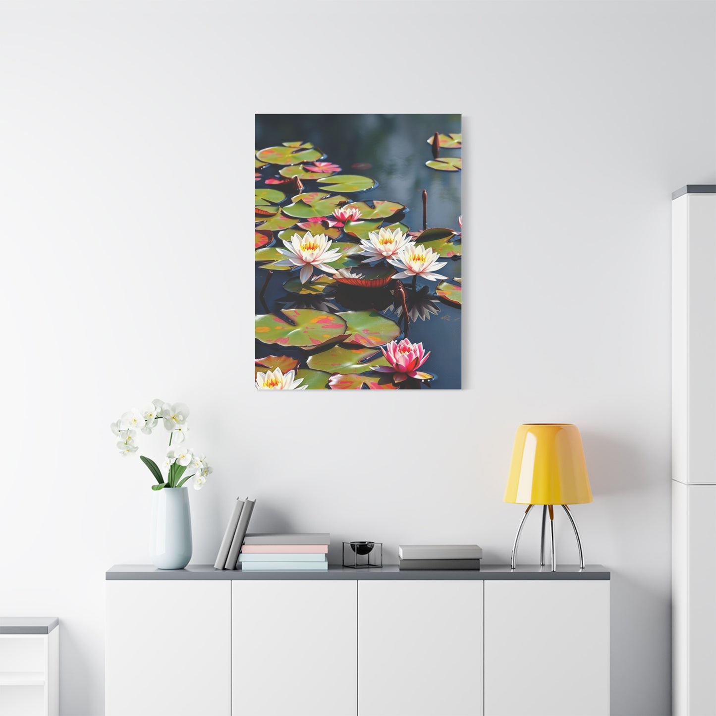 Claude Monet Water Lilies Art Luxury Canvas Wall Art & Canvas Print