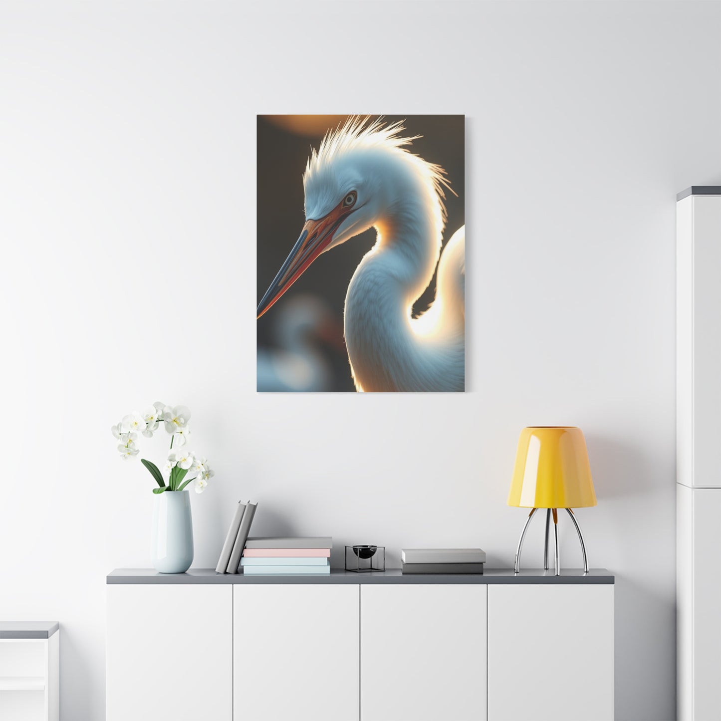 Egret Art Refined Canvas Wall Art & Canvas Print