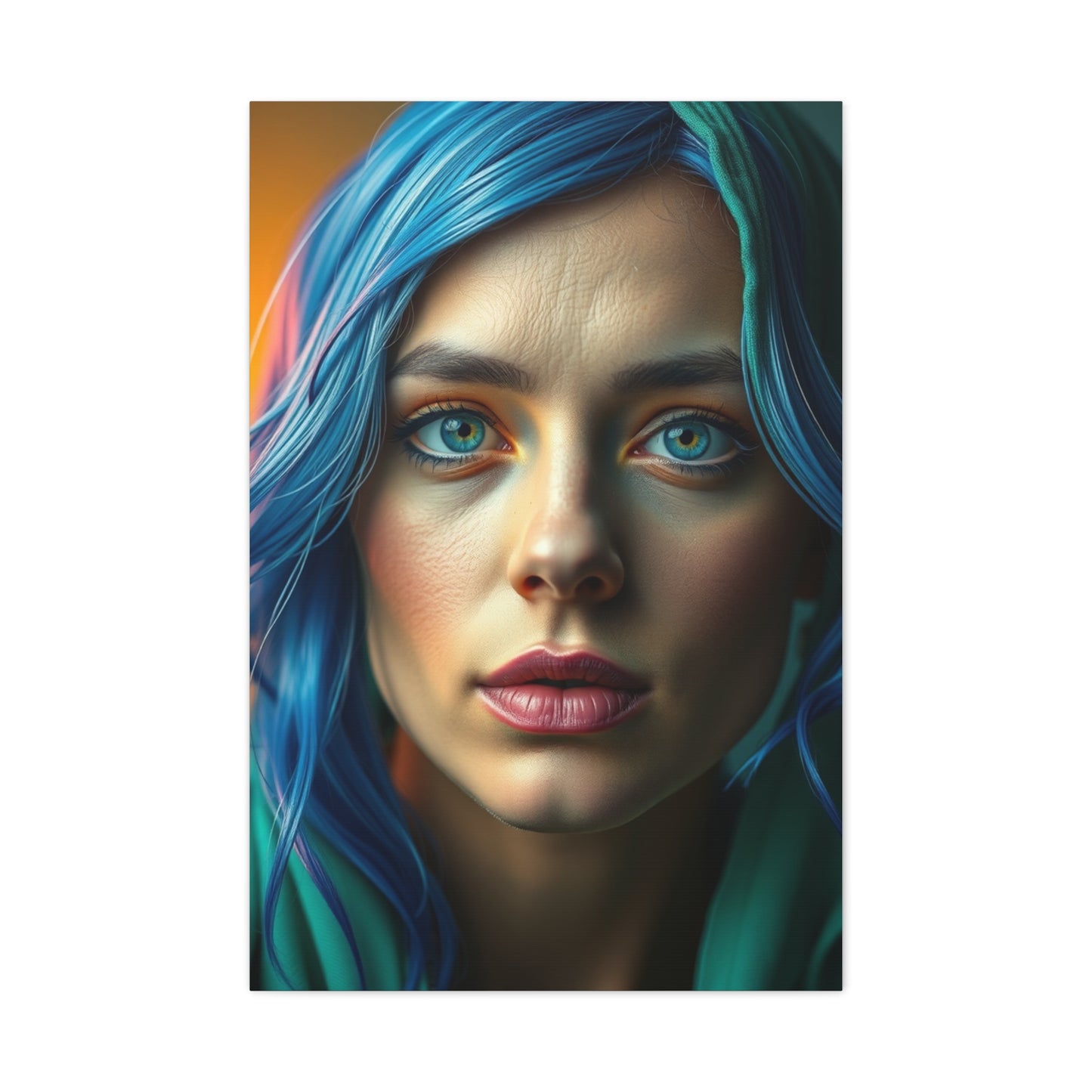 Elite Blue & Green Art Vision Wall Art & Canvas Print