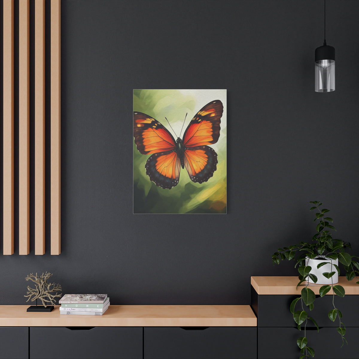 Monarch Butterfly Nature Study Wall Art & Canvas Prints