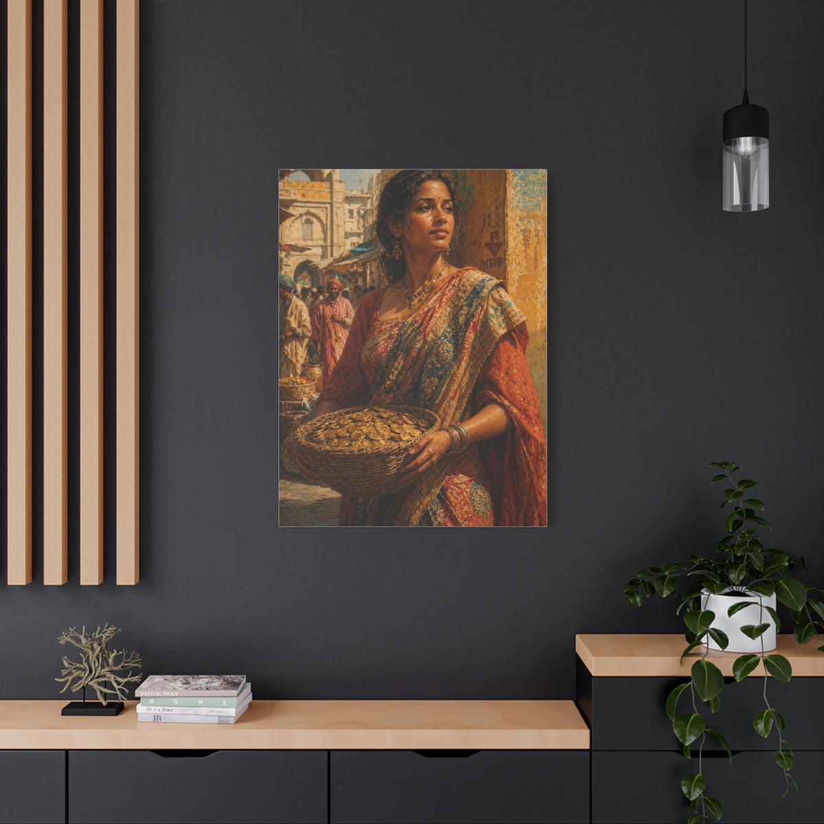 Market Day Cultural Portrait Wall Art & Canvas Print