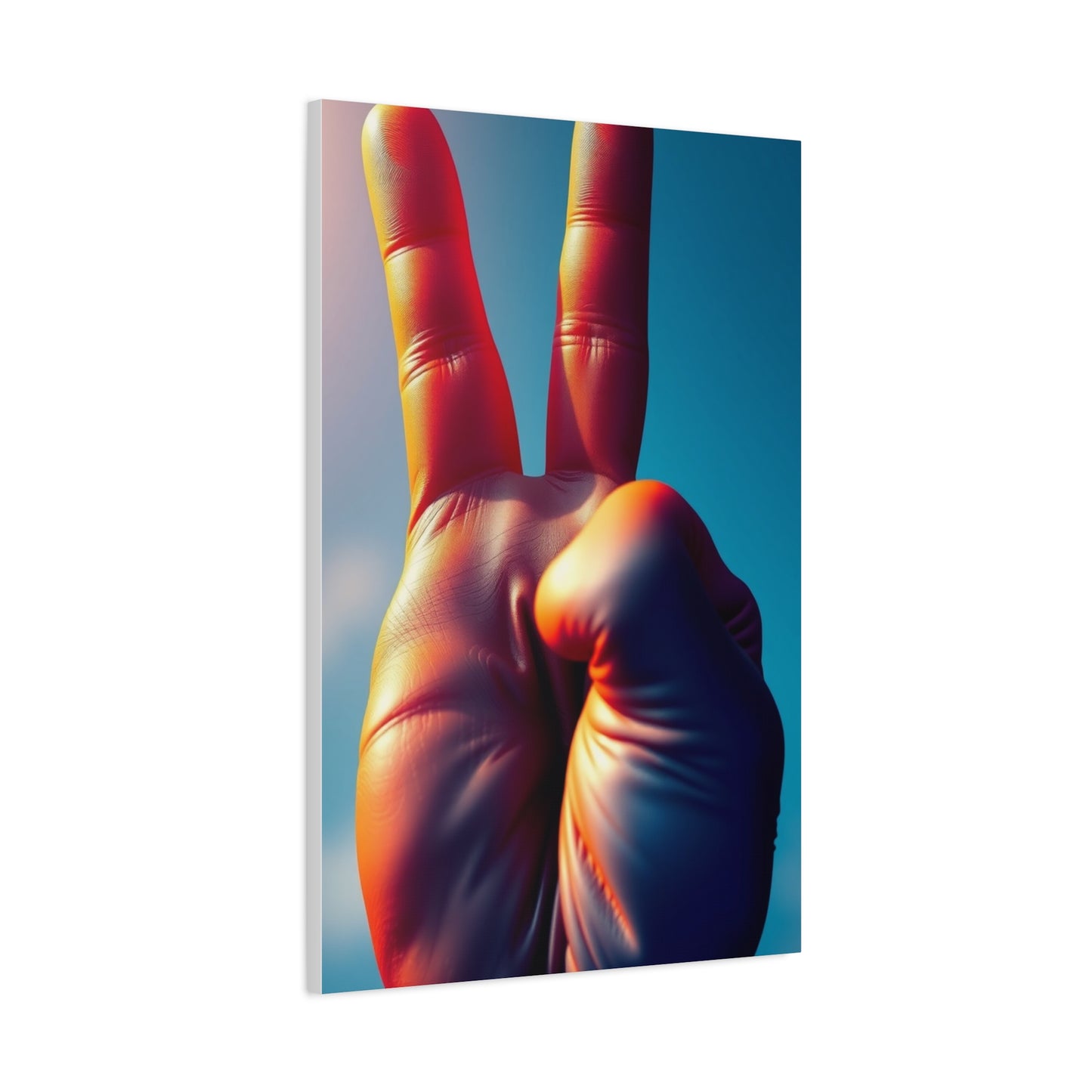 Masterpiece Peace Sign Art Vision Wall Art & Canvas Print