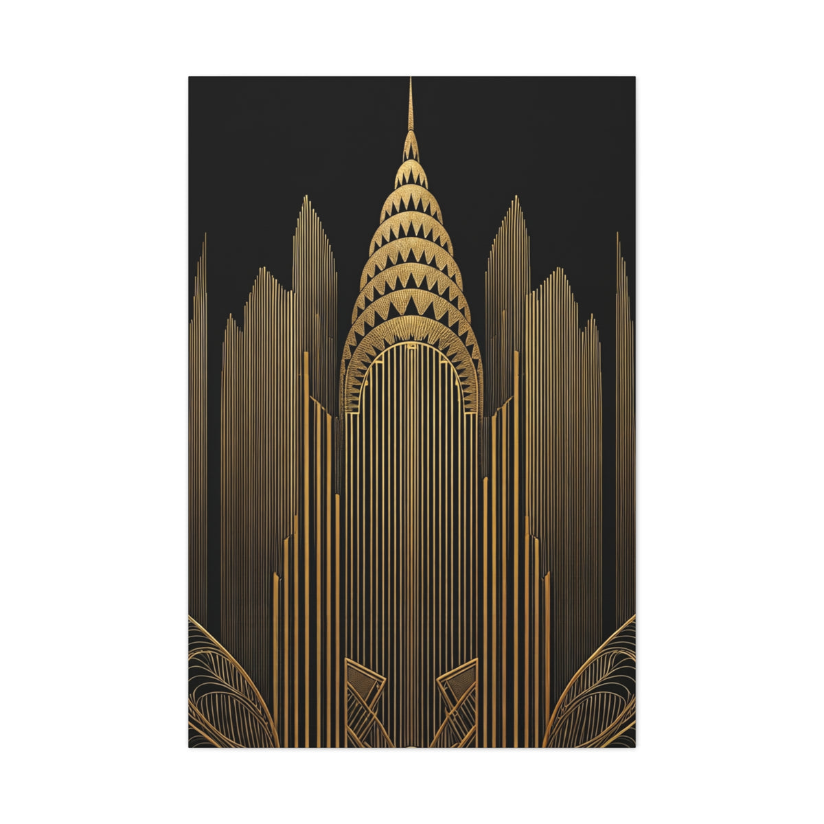Cathedral Spire Art Deco Architecture Wall Art & Canvas Prints