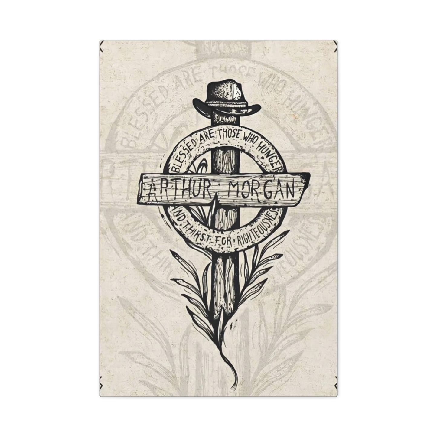 Arthur Morgan Sketch Wall Art & Canvas Prints