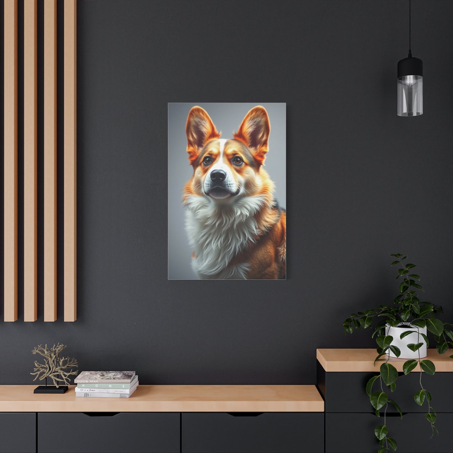 Supreme Corgi Dog Art Wall Art & Canvas Print