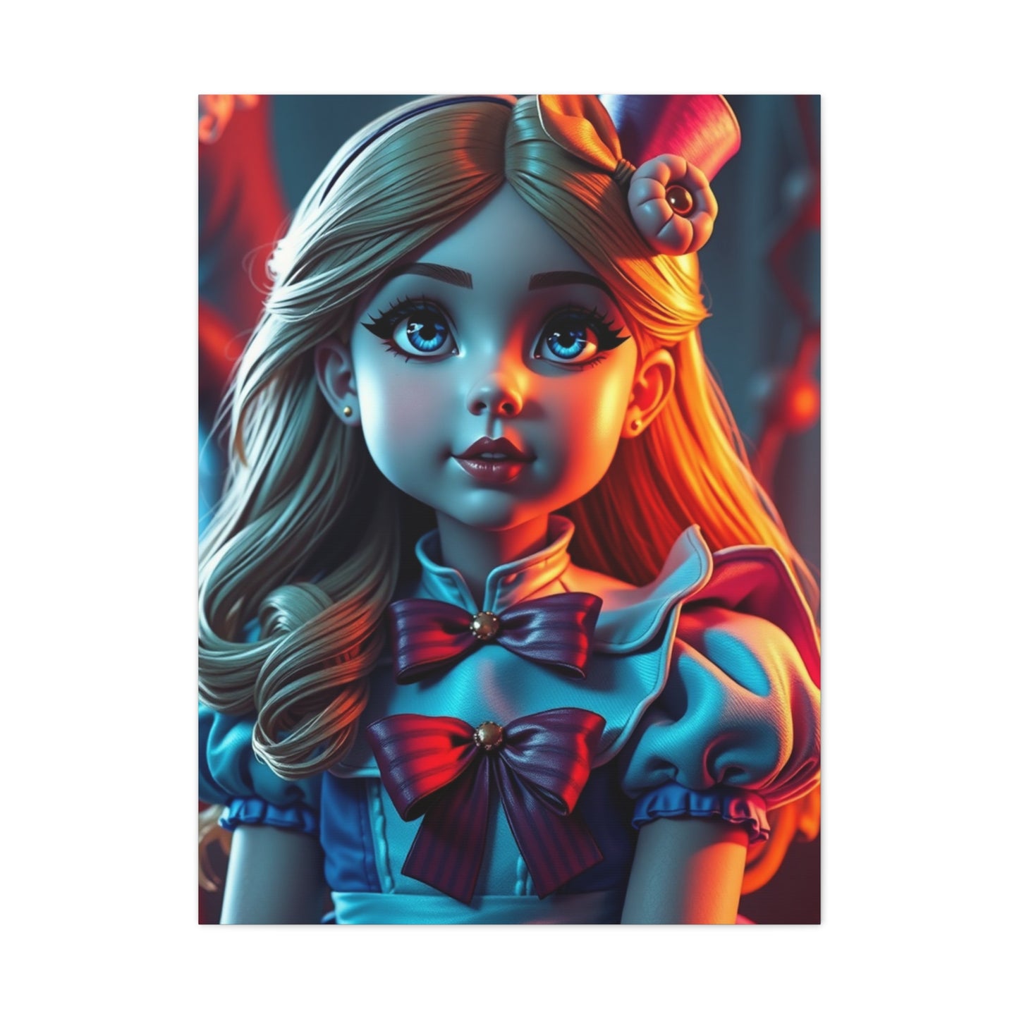 Collection Alice In Wonderland Characters Art Wall Art & Canvas Print