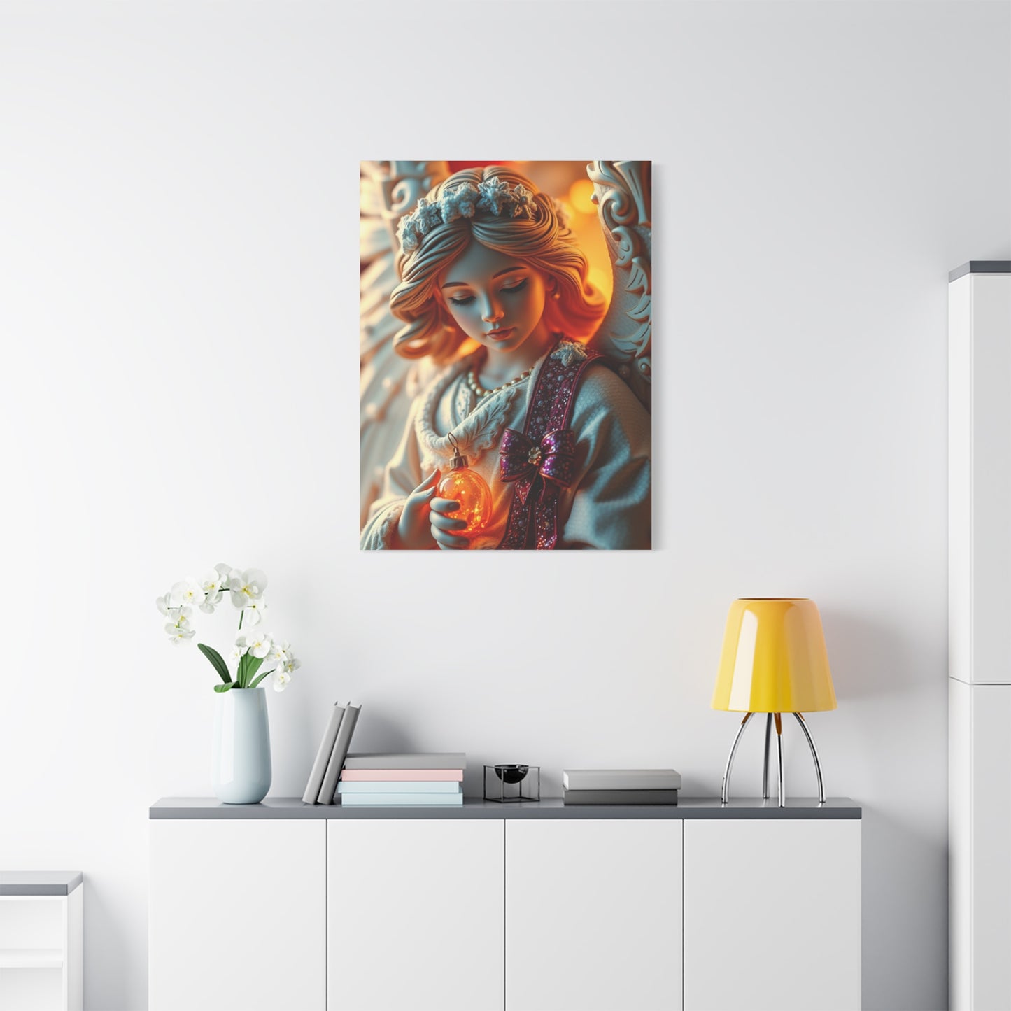Christmas Angel Art Refined Canvas Wall Art & Canvas Print