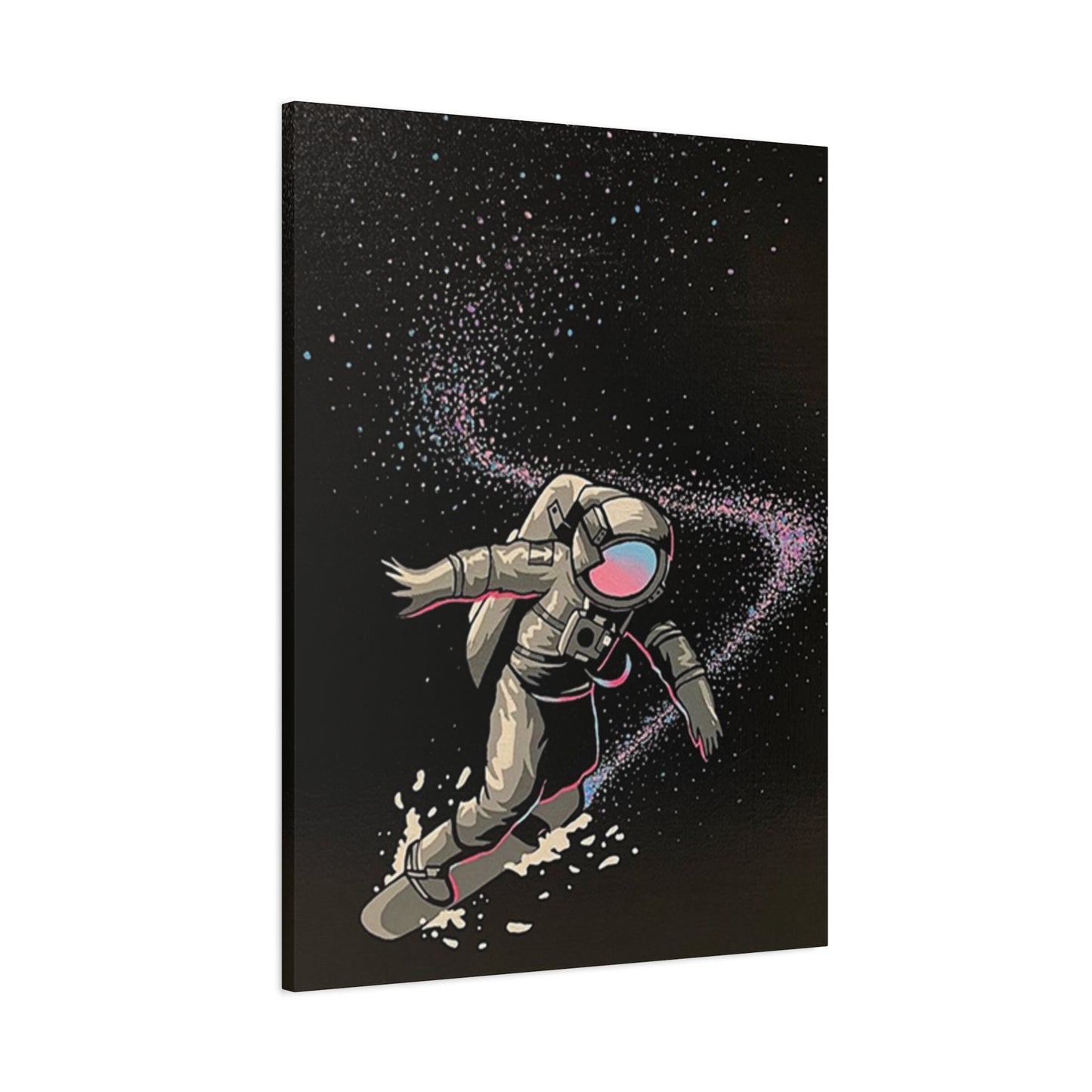Astronaut Surfing In Space Wall Art & Canvas Prints