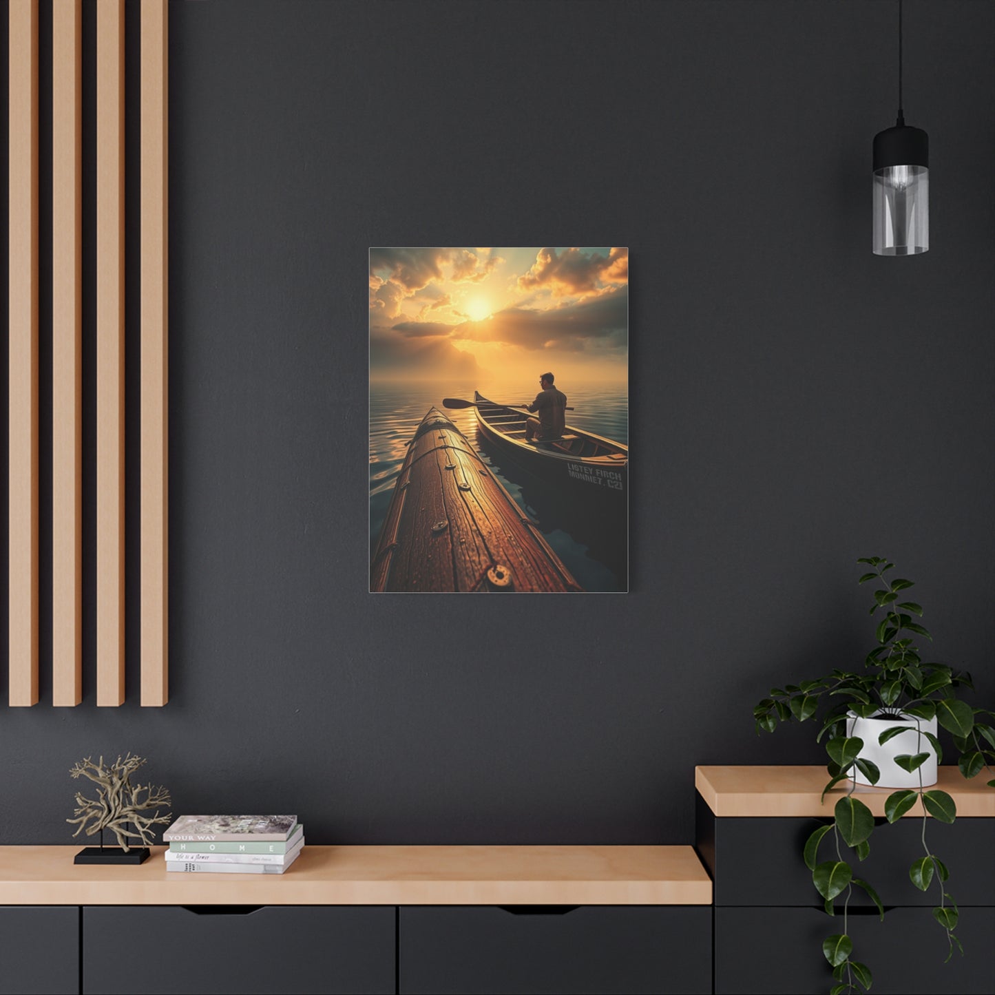 Canoe Art Supreme Canvas Wall Art & Canvas Print