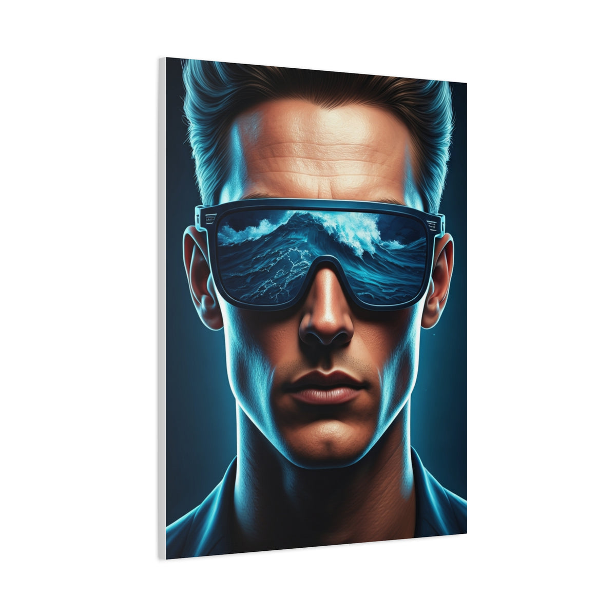 Neon Ocean Reflection Vision Wall Art & Canvas Prints