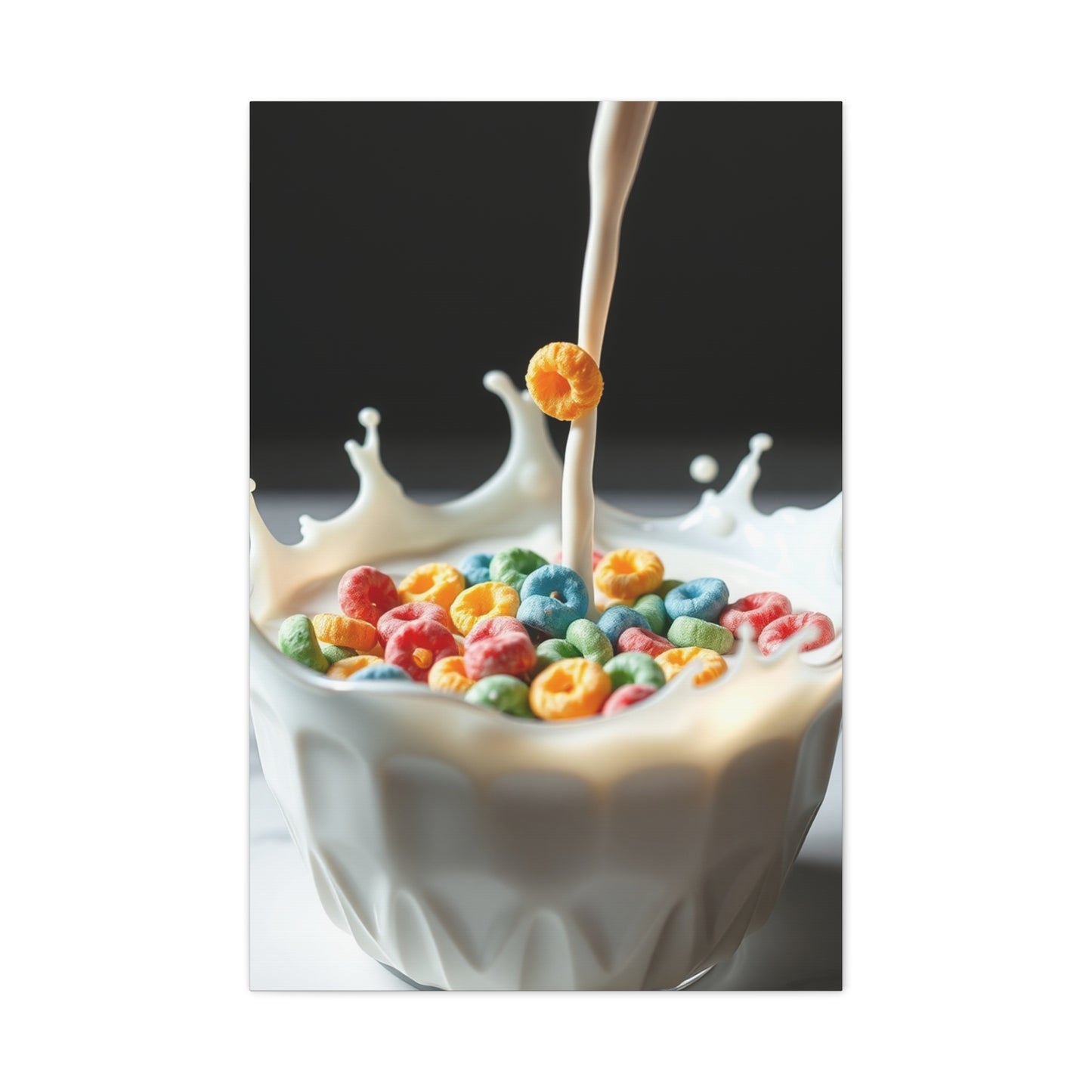 Gastronomic Milk Splendor Art Wall Art & Canvas Print