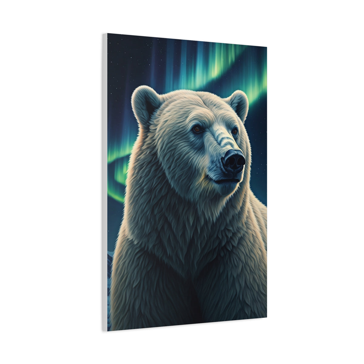Northern Lights Polar Bear Wall Art & Canvas Prints