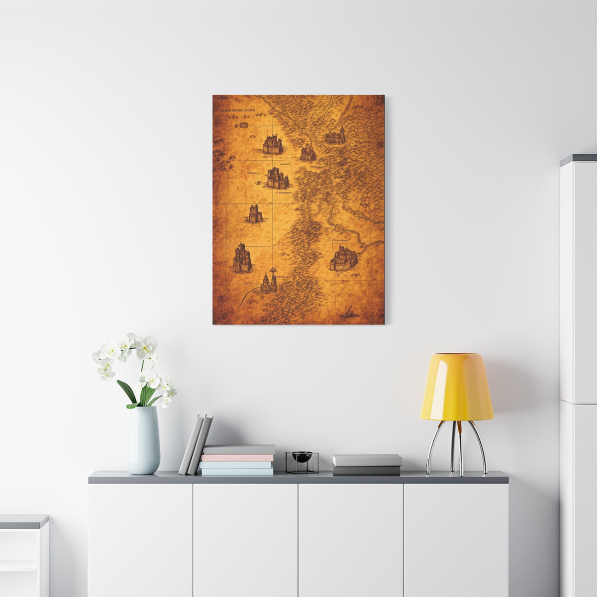 Antique Coastal Exploration Chart Wall Art & Canvas Prints