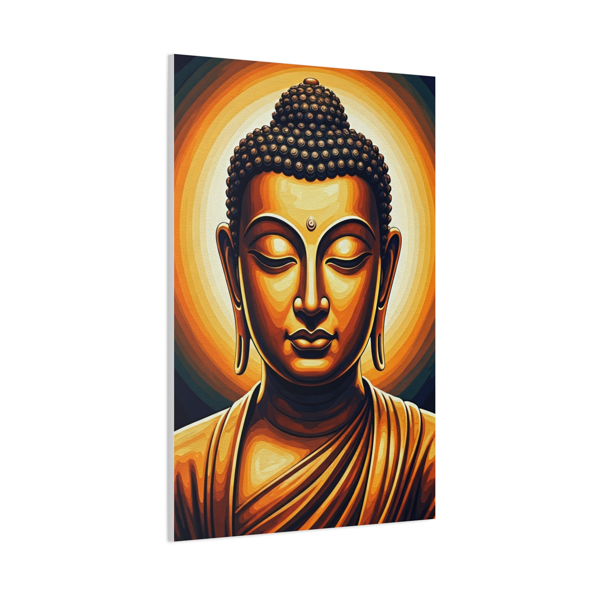 Celestial Harmony Buddha Portrait Wall Art & Canvas Prints