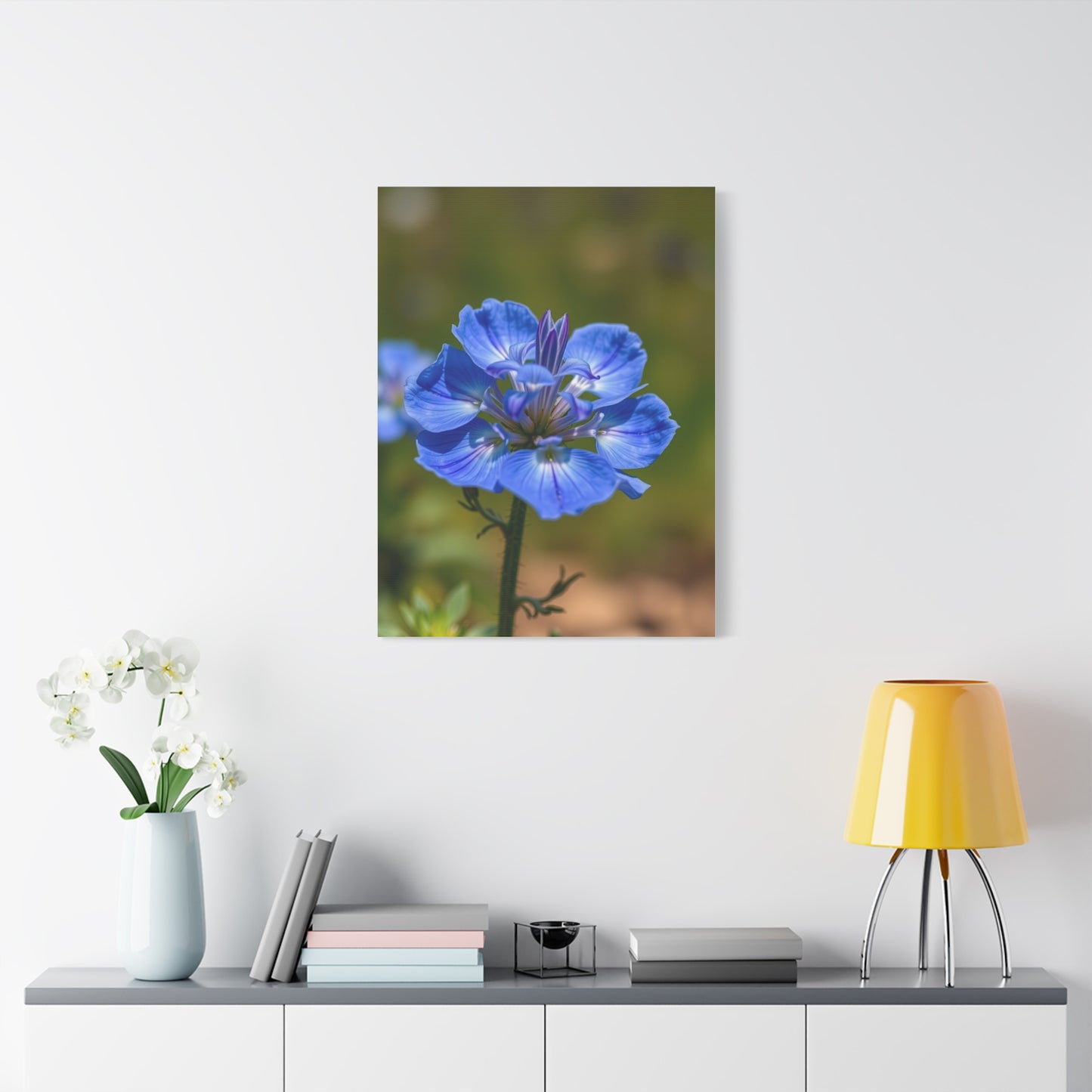 Supreme Bluebonnet Flower Art Wall Art & Canvas Print