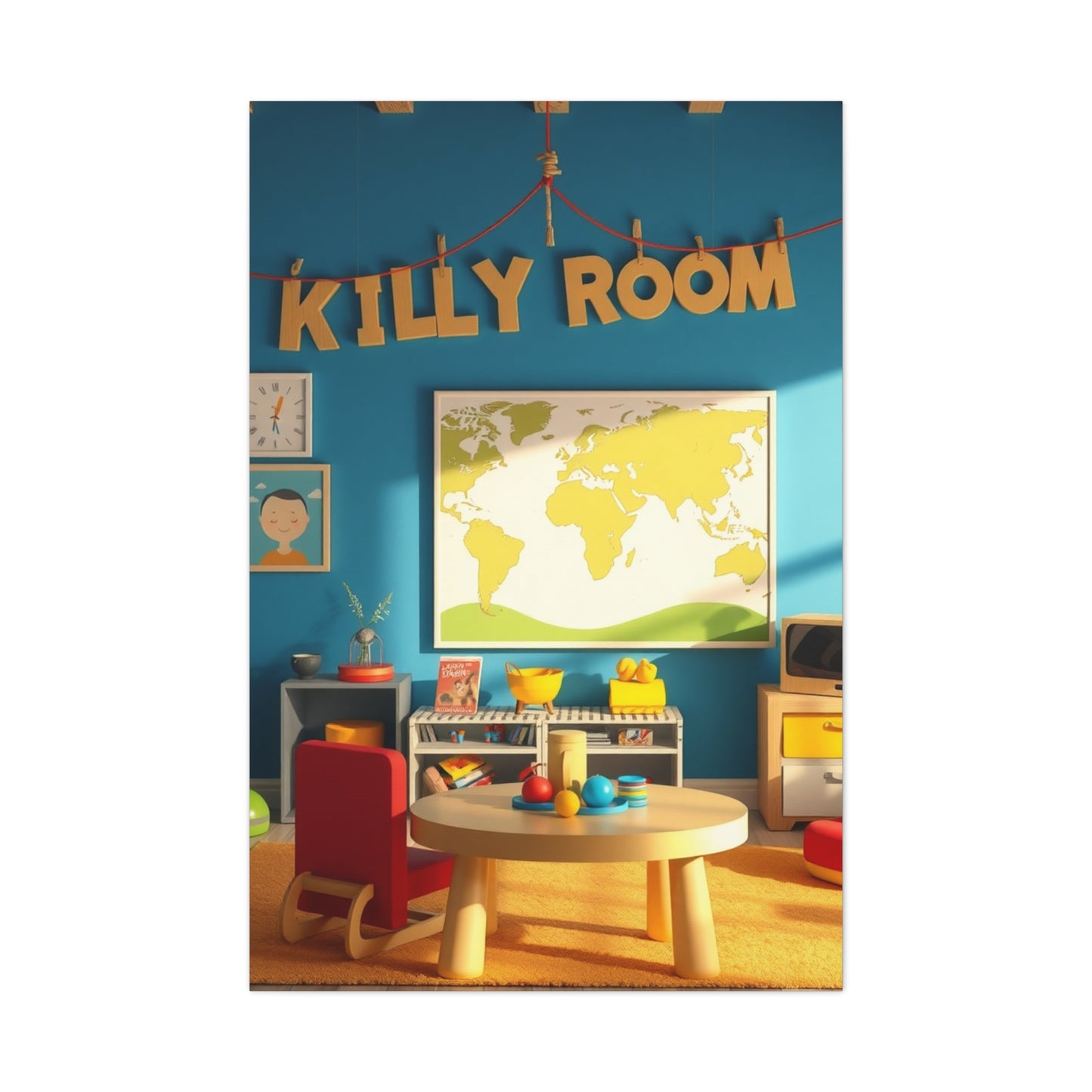 Collection Kids Playroom Art Wall Art & Canvas Print