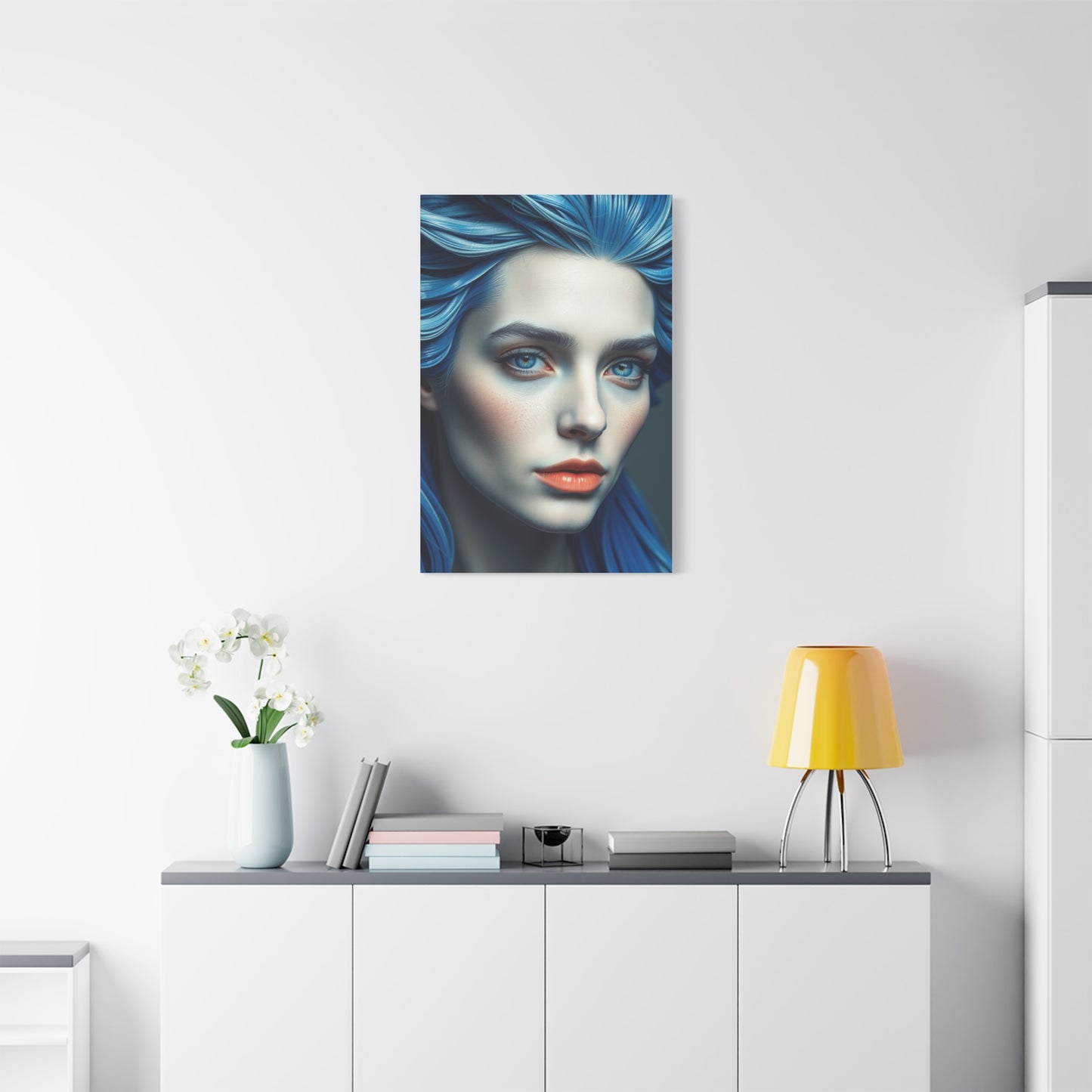 Blue & Gray Art Supreme Gallery Wall Art & Canvas Print