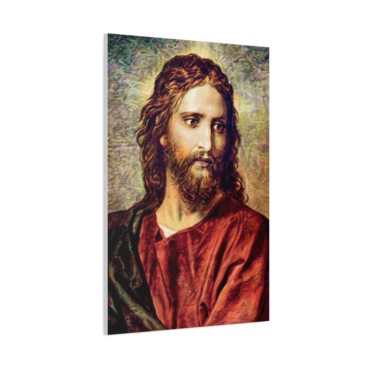 Classical Portrait of Christ Sacred Gaze Wall Art & Canvas Print