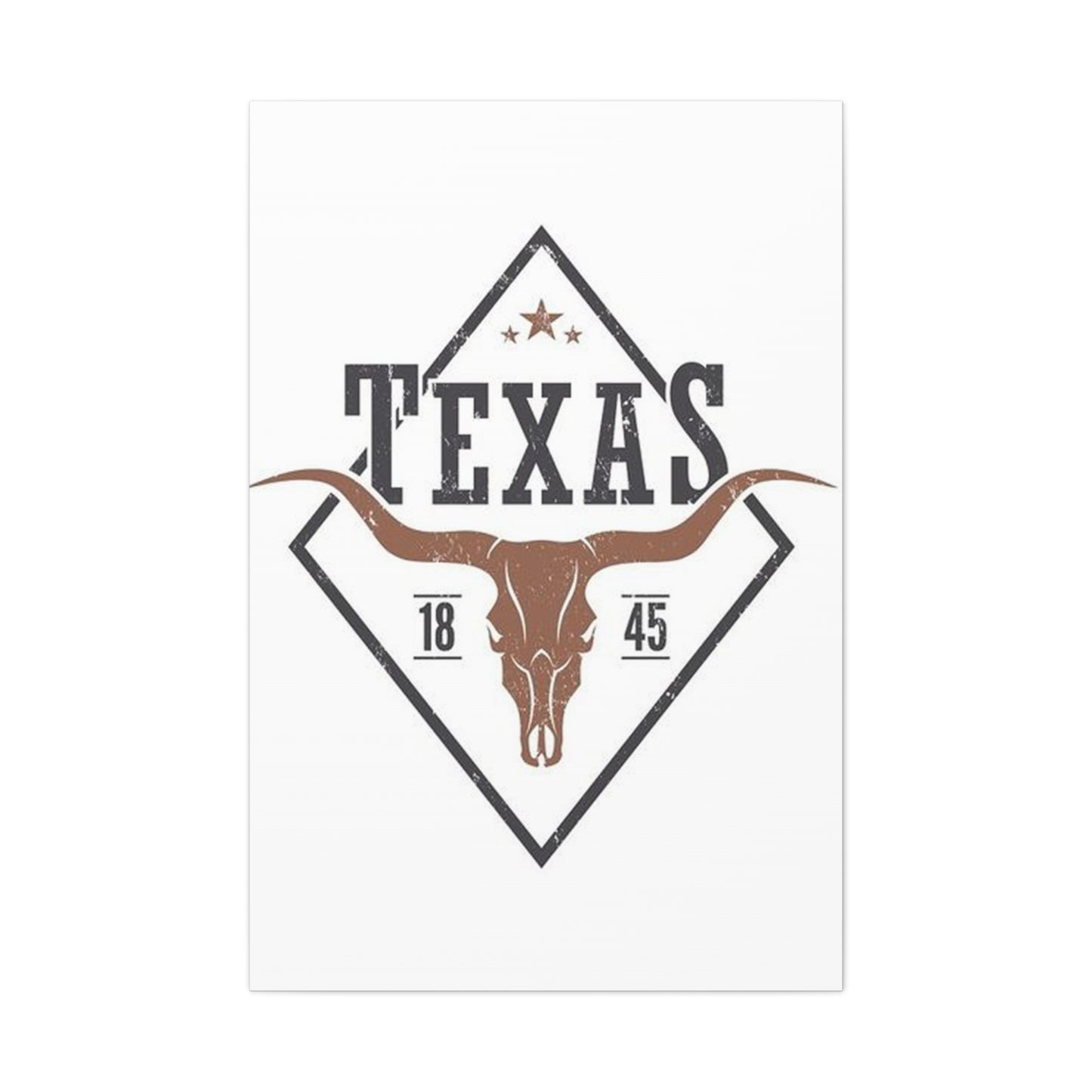 18 45 Texas Poster Wall Art & Canvas Prints