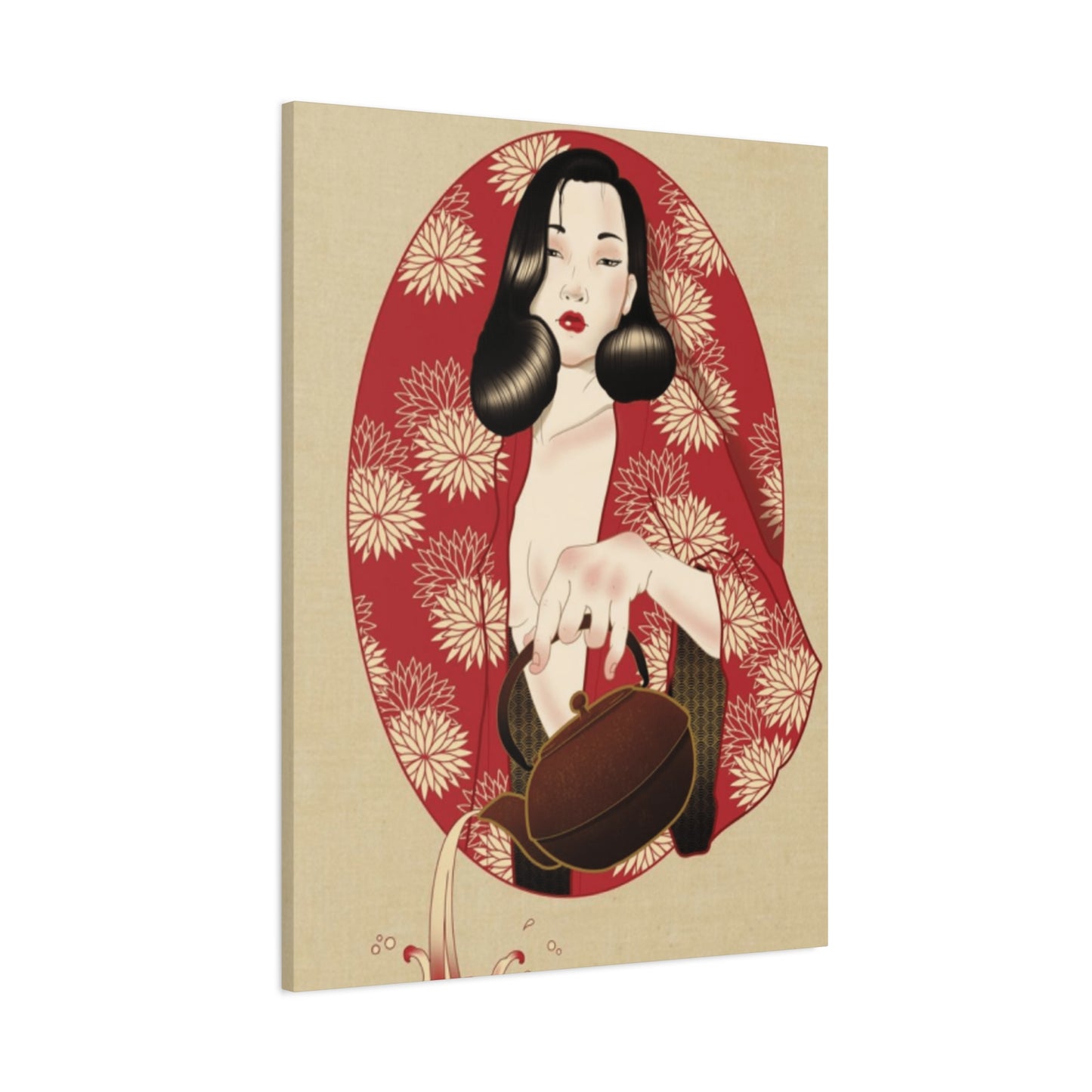 Geisha Portrait Wall Art & Canvas Prints