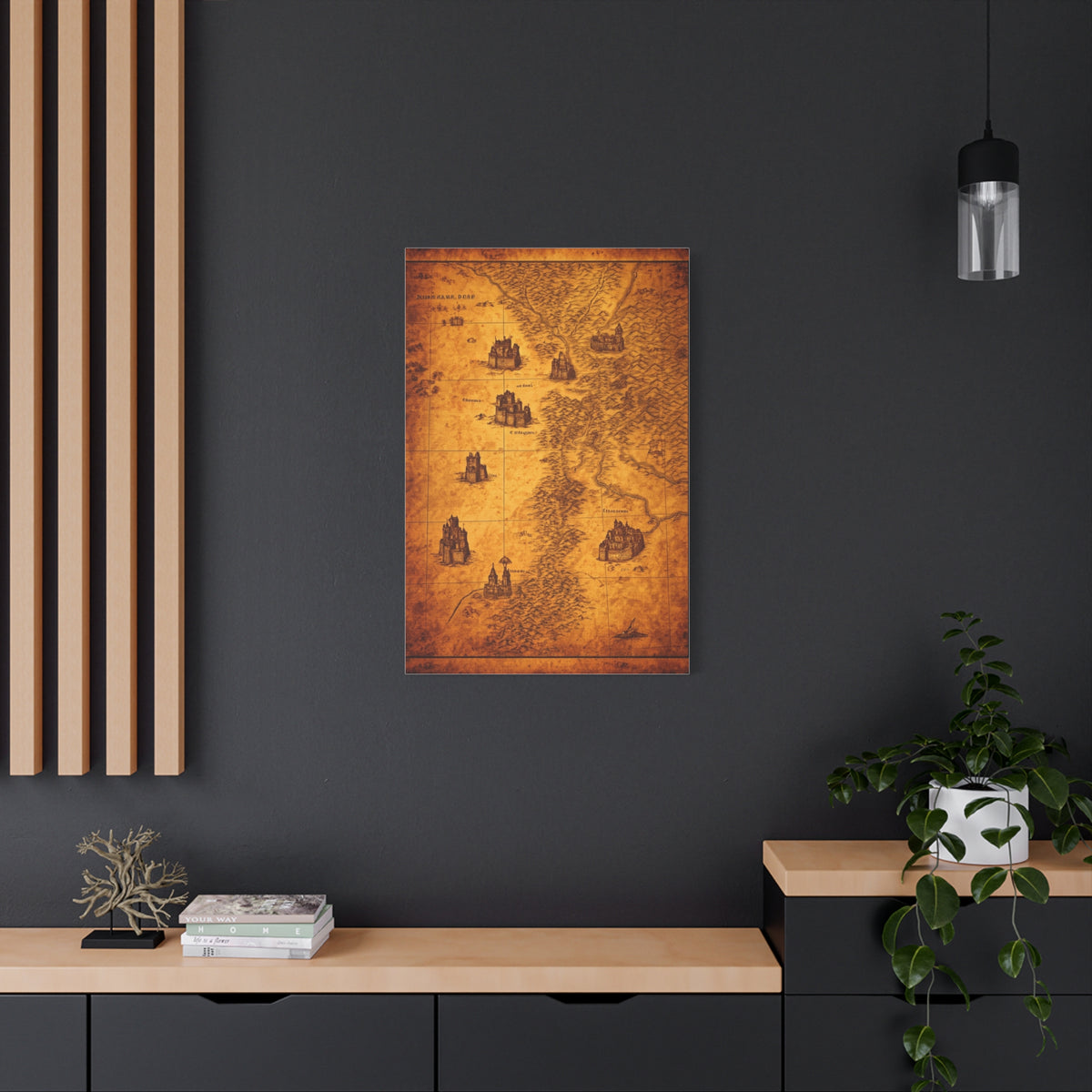 Antique Coastal Exploration Chart Wall Art & Canvas Prints