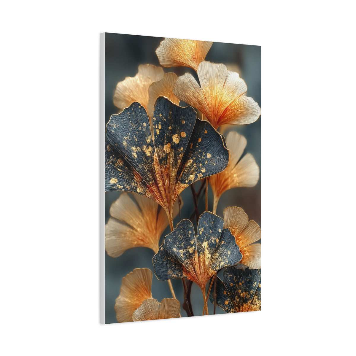 Ginkgo Gold Leaf Botanical Wall Art & Canvas Print