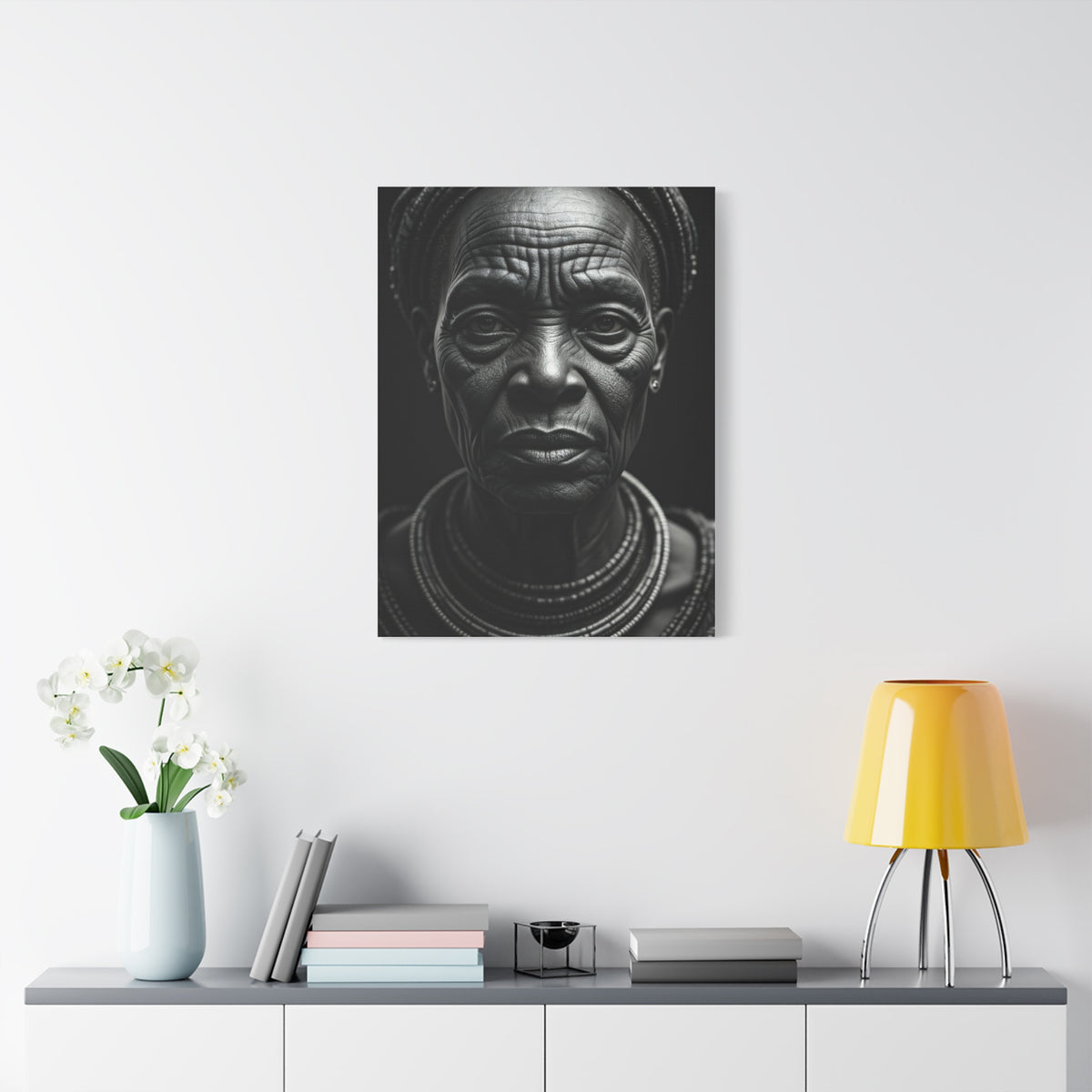Enduring Grace Black & White Portrait Wall Art & Canvas Prints