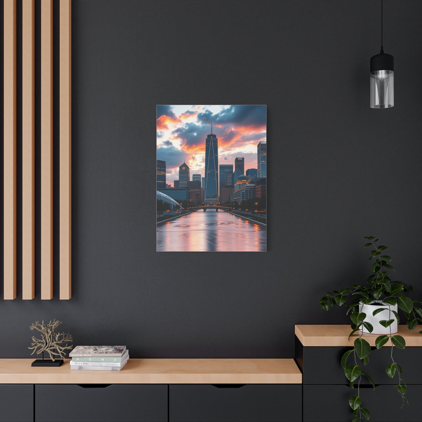 Vision Houston Skylines Art Art Wall Art & Canvas Print
