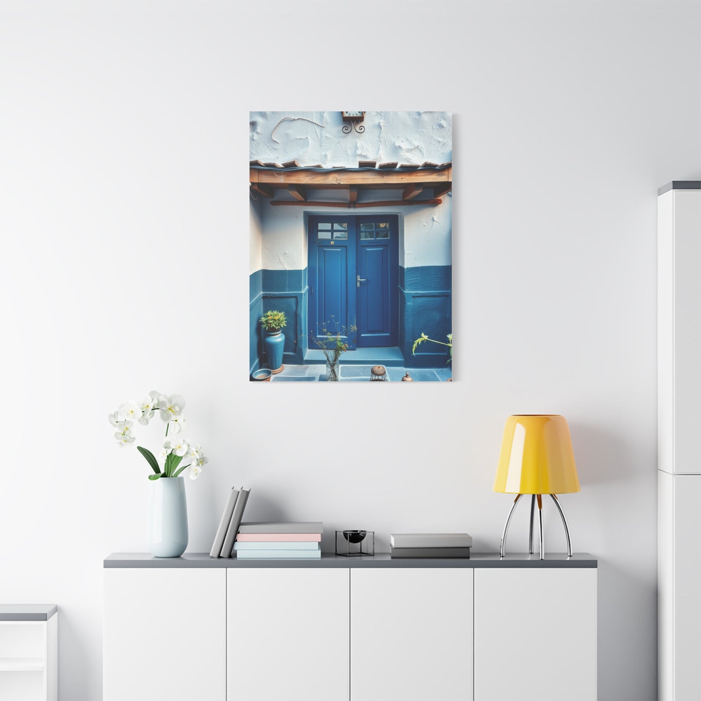 Supreme Blue and White Art Collection Wall Art & Canvas Print