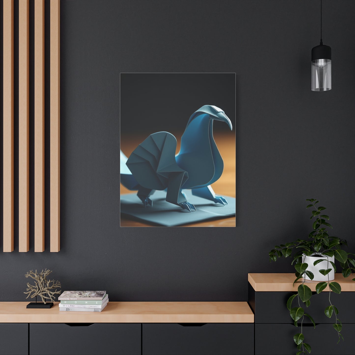 Whispered Origami Elegance Wall Art & Canvas Print
