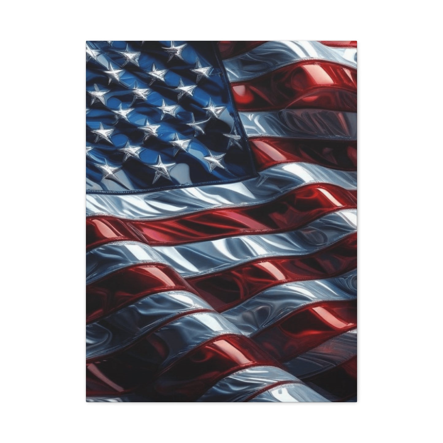 American Flag Waves Wall Art & Canvas Prints