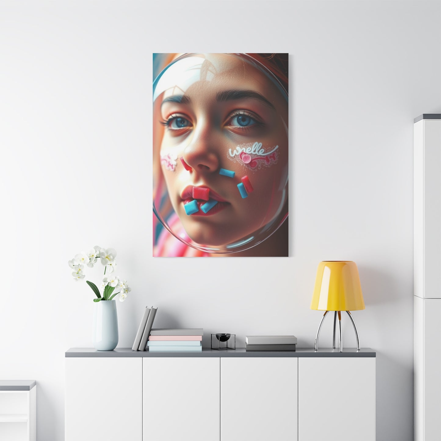 Bubble Gum Art Refined Canvas Wall Art & Canvas Print