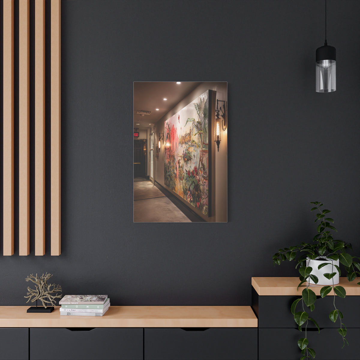 Whimsical Fantasy Garden Artwork Wall Art & Canvas Print