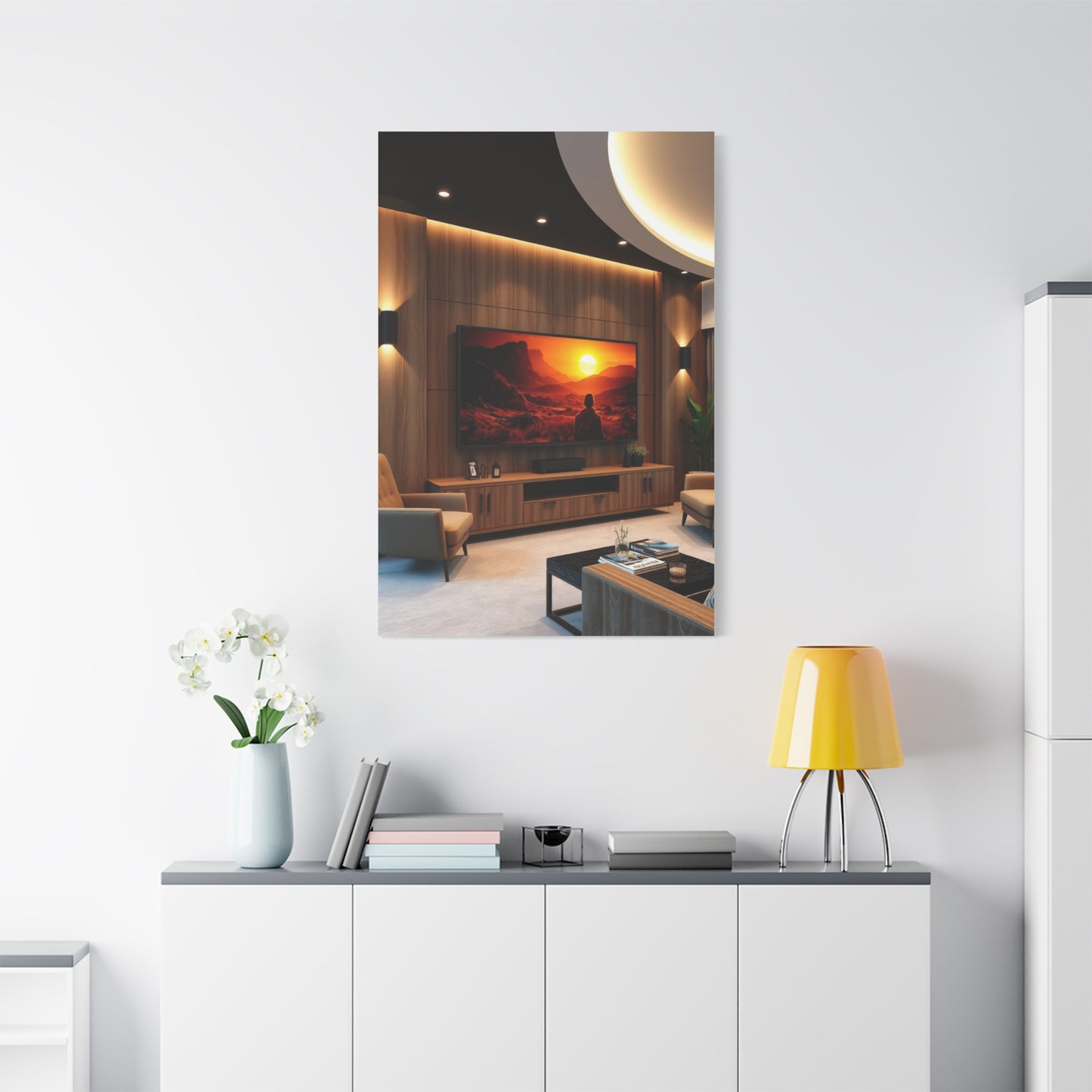 Home Theatre Decor Art Luxury Canvas Wall Art & Canvas Print