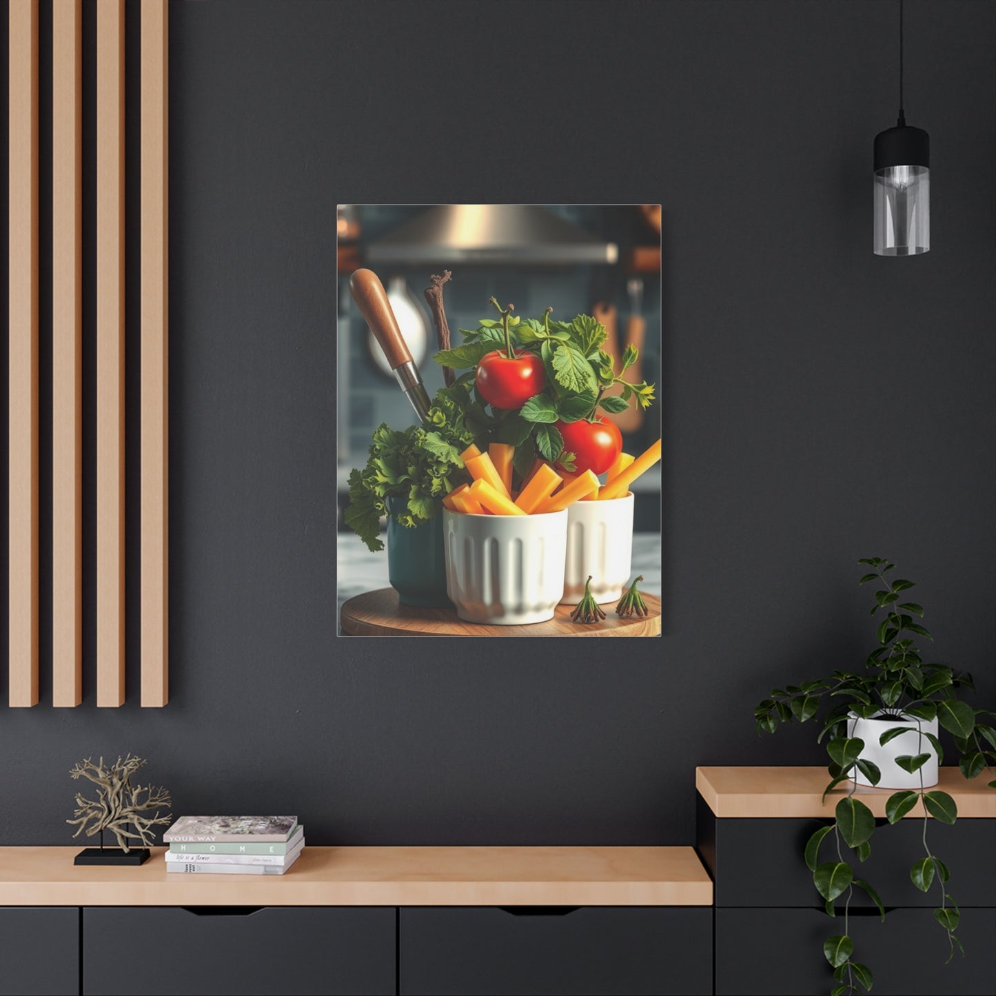 Gastronomic Elegance Canvas