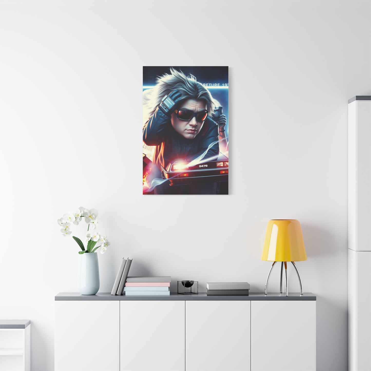 Vision Back to the Future Art Art Wall Art & Canvas Print