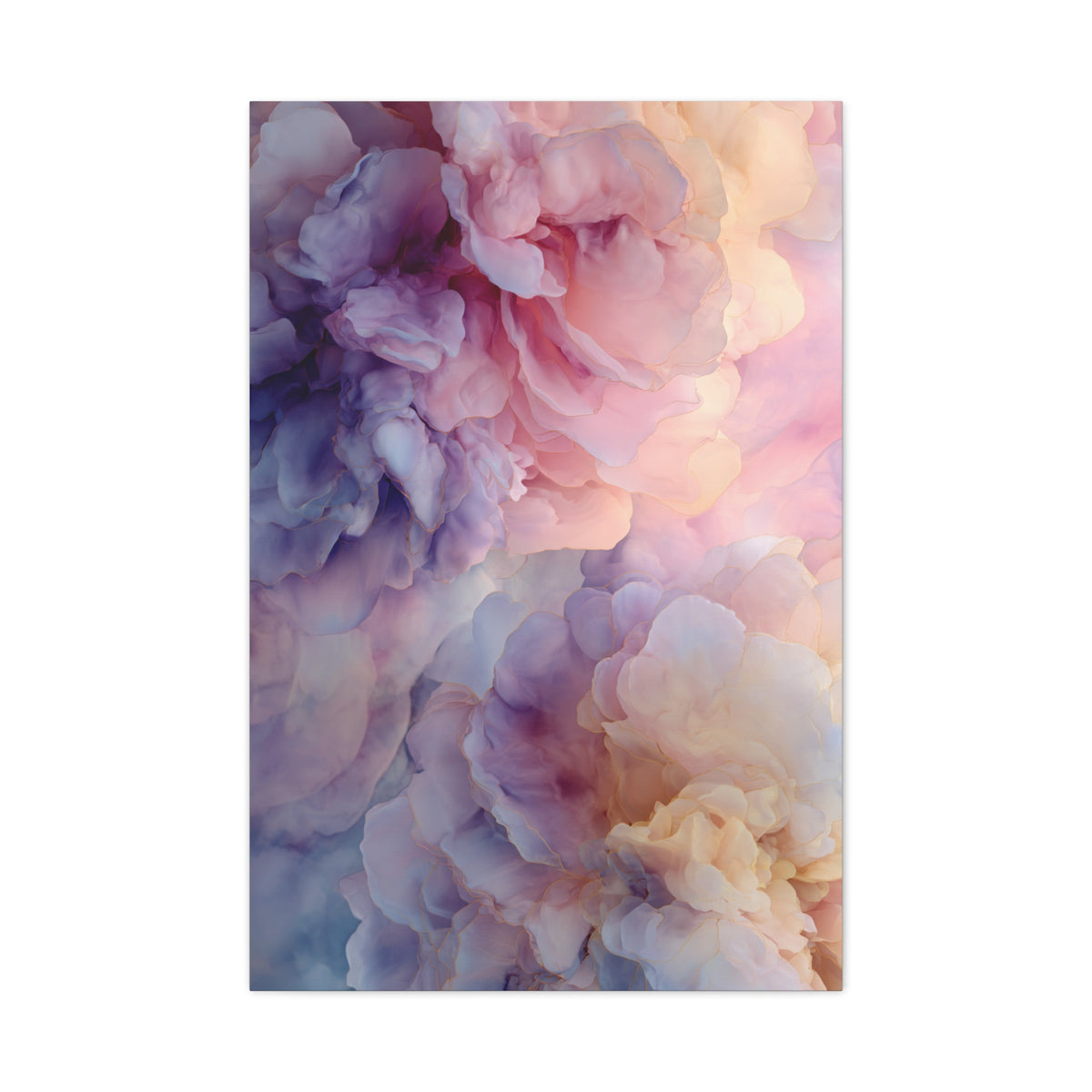 Soft Organic Floral Abstract Wall Art & Canvas Print