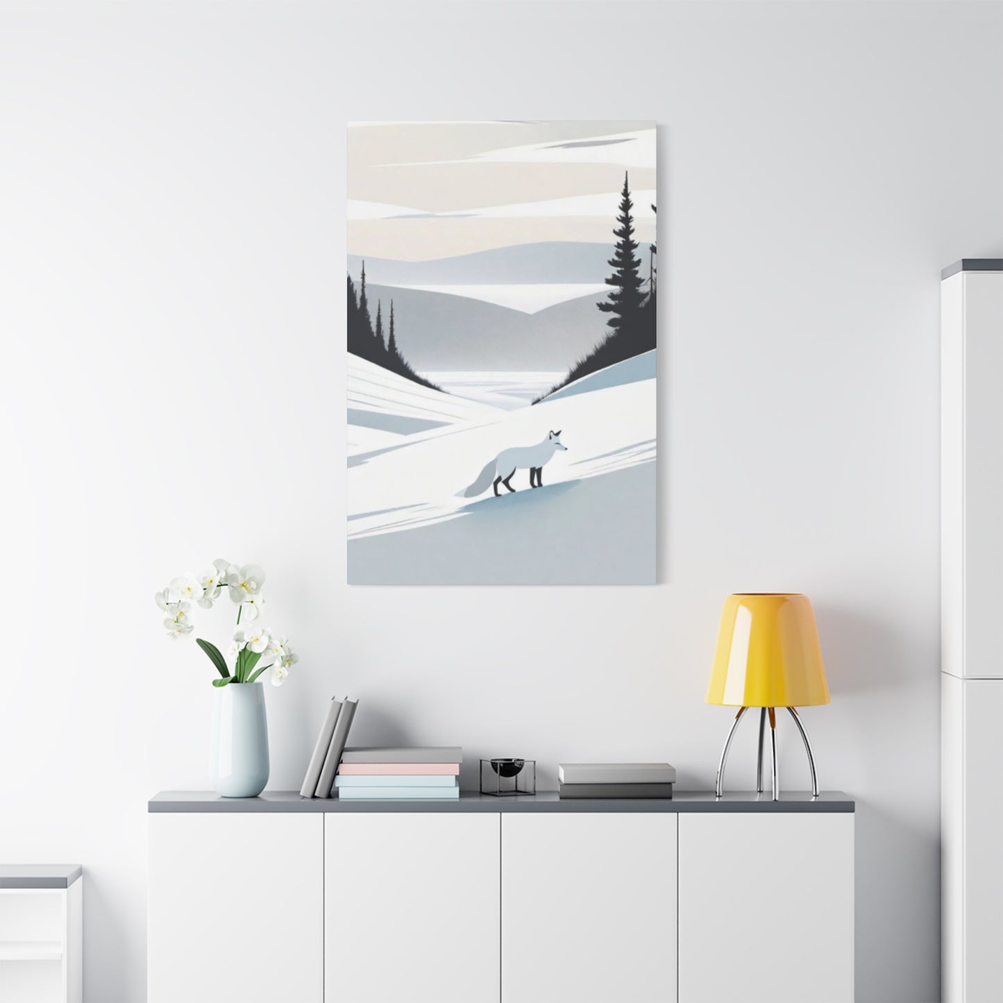 Snow Fox Wall Art & Canvas Prints