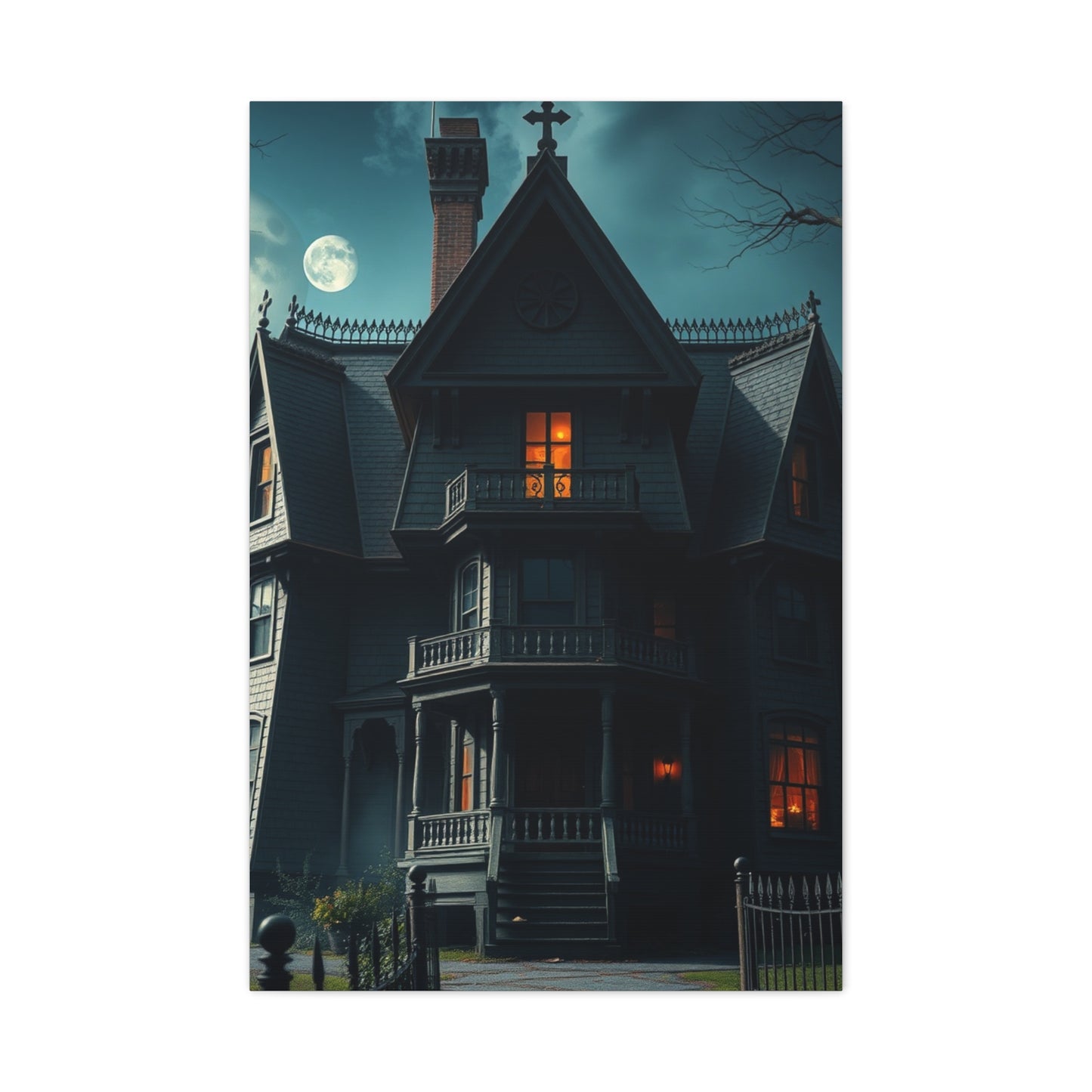 Collection Haunted House Art Wall Art & Canvas Print