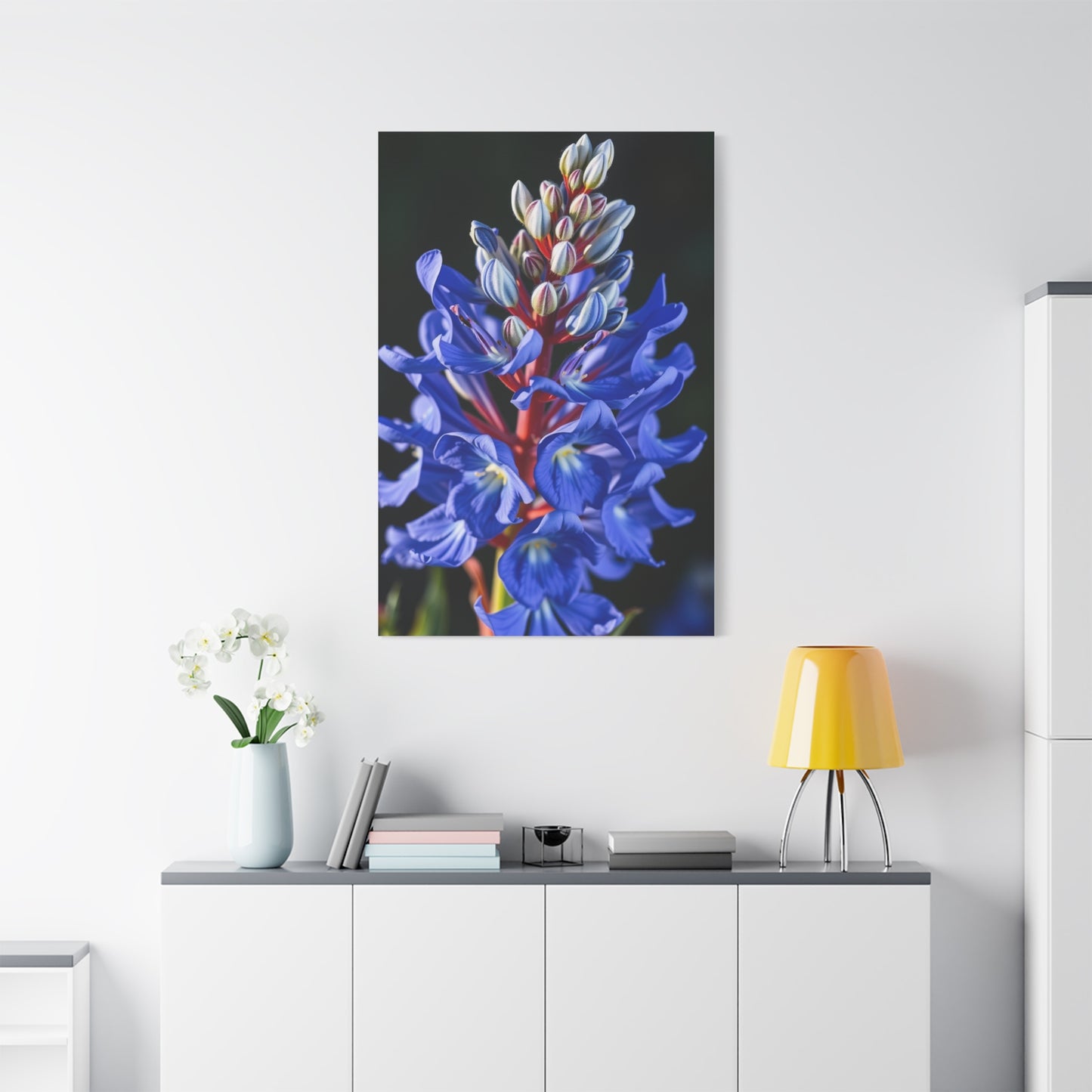 Bluebonnet Flower Art Supreme Canvas Wall Art & Canvas Print