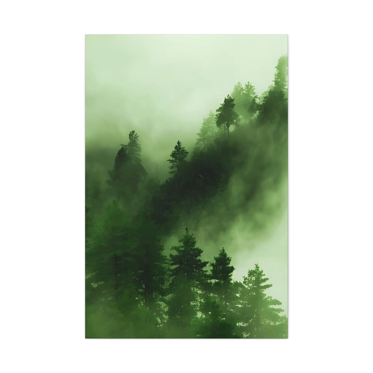 Mist in the Forest Wall Art & Canvas Prints