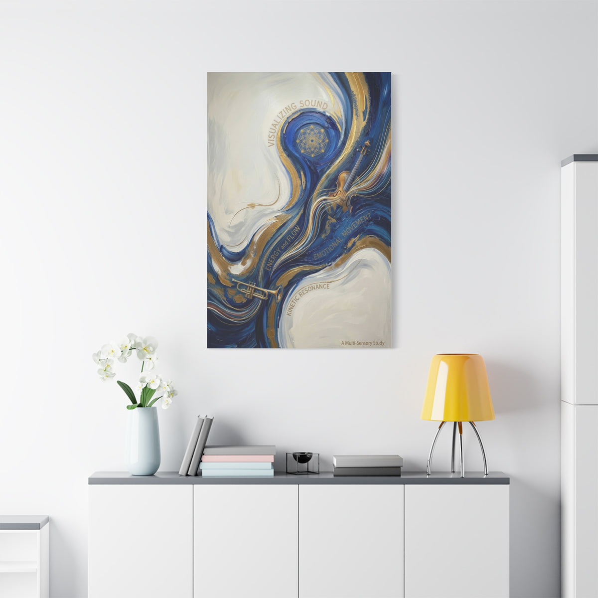 Visualizing Sound Concept Composition Wall Art & Canvas Print