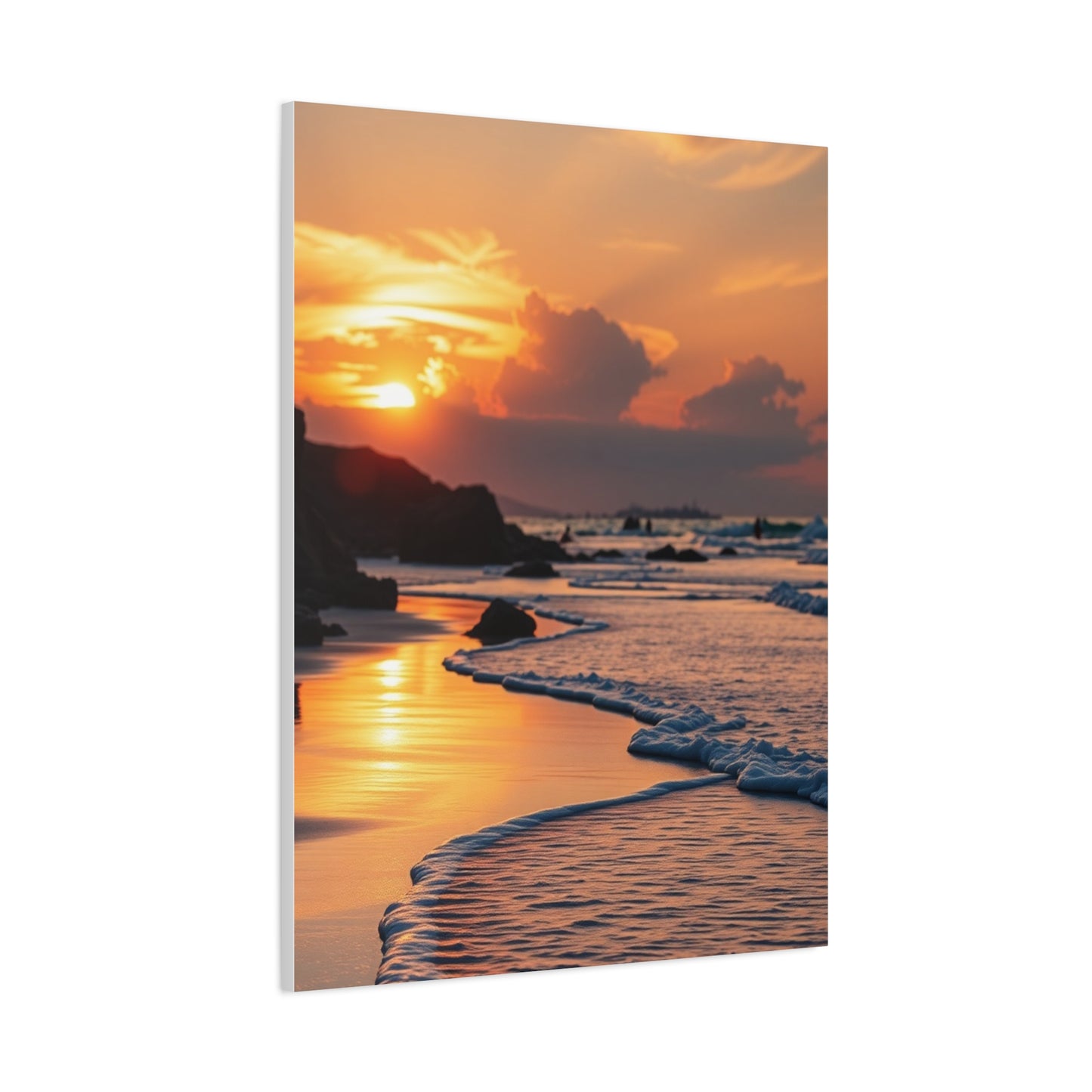 Collection Beach Sunrise and Sunset Art Wall Art & Canvas Print