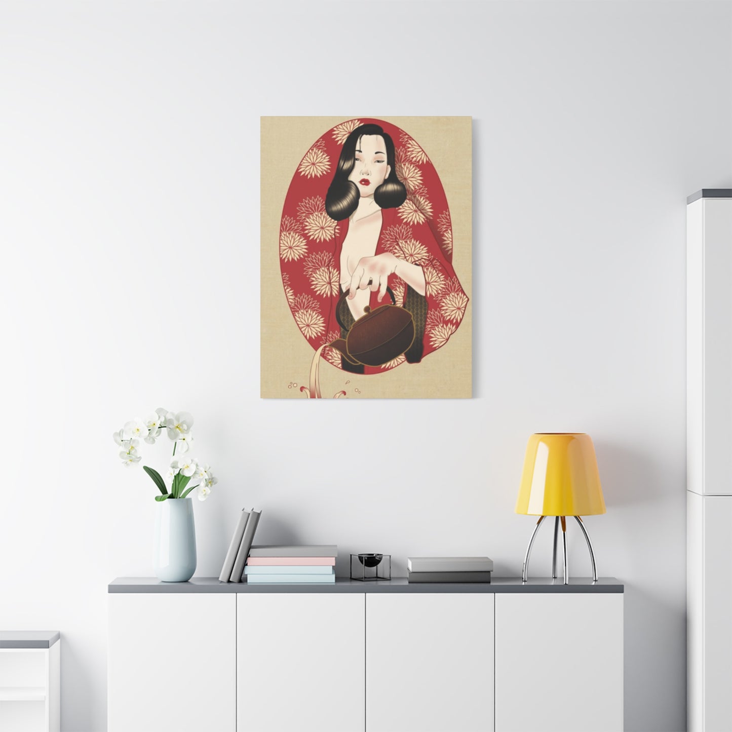 Geisha Portrait Wall Art & Canvas Prints