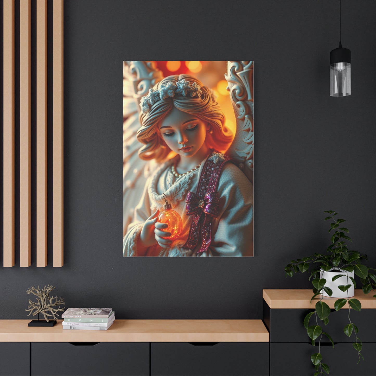 Christmas Angel Art Refined Canvas Wall Art & Canvas Print