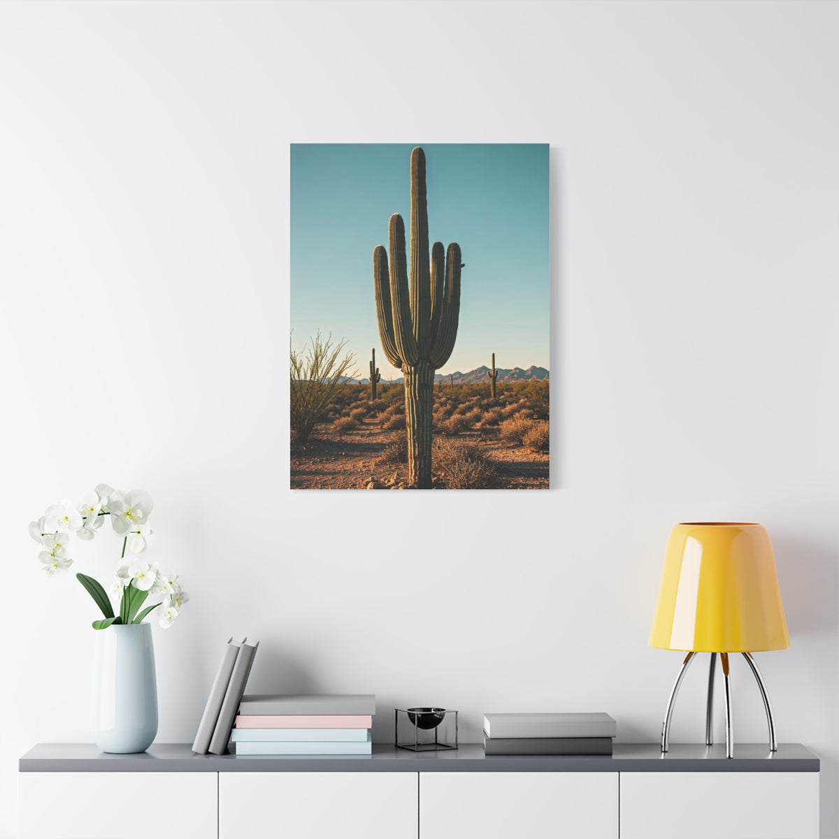 Classic Saguaro Desert Landscape Wall Art & Canvas Prints