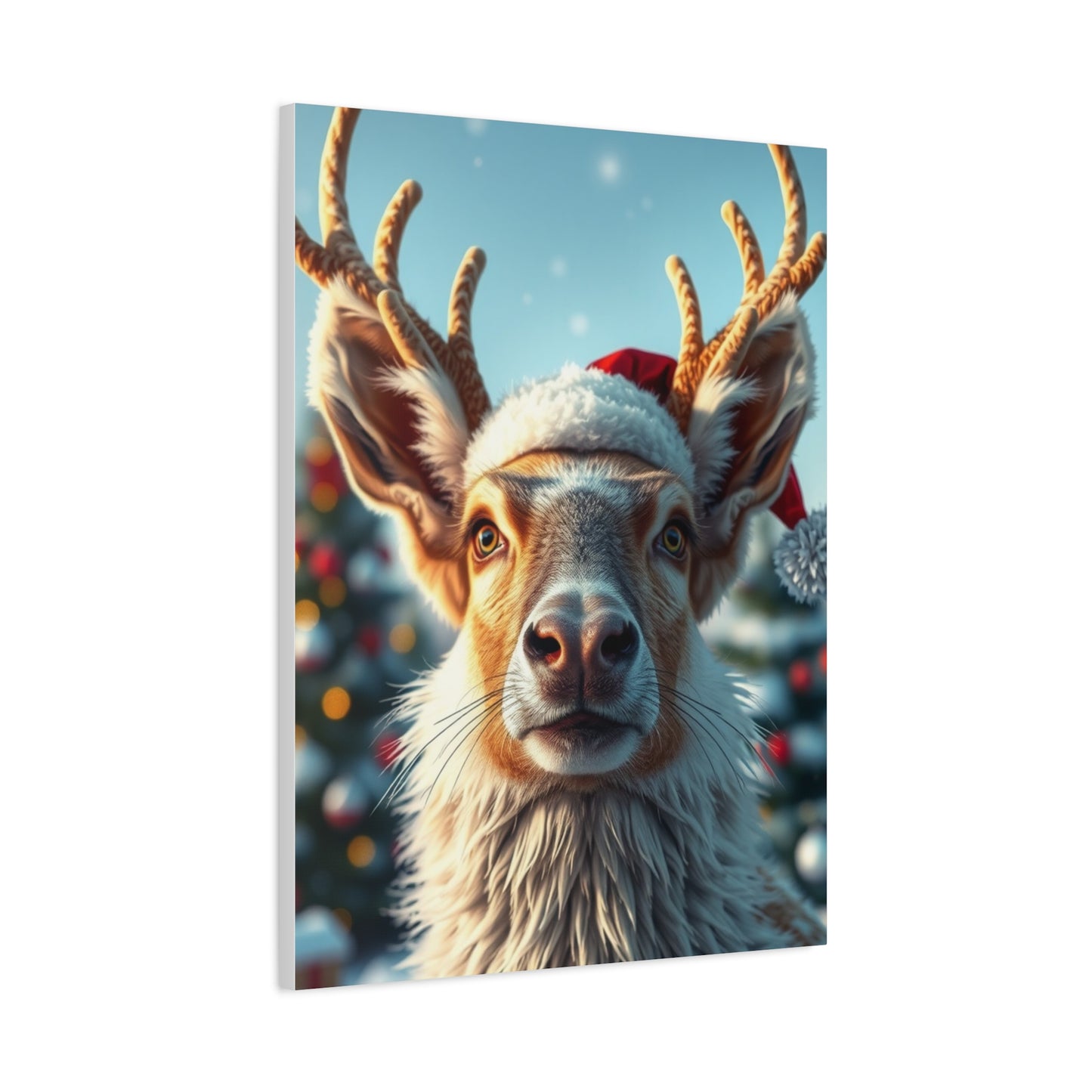 Christmas Animal Art Luxury Canvas Wall Art & Canvas Print