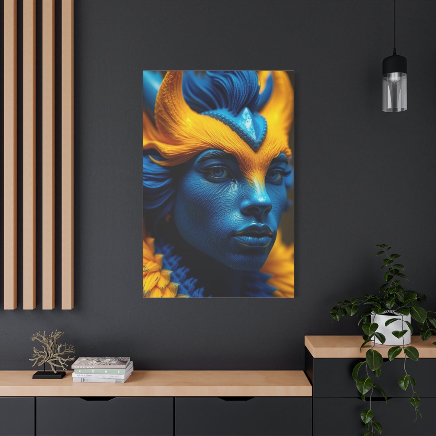 Blue & Yellow Art Refined Canvas Wall Art & Canvas Print