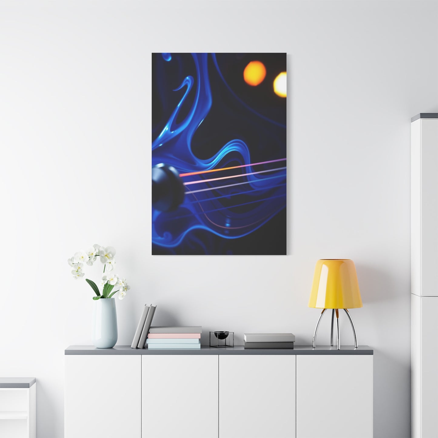 Vision Blue Music Art Art Wall Art & Canvas Print